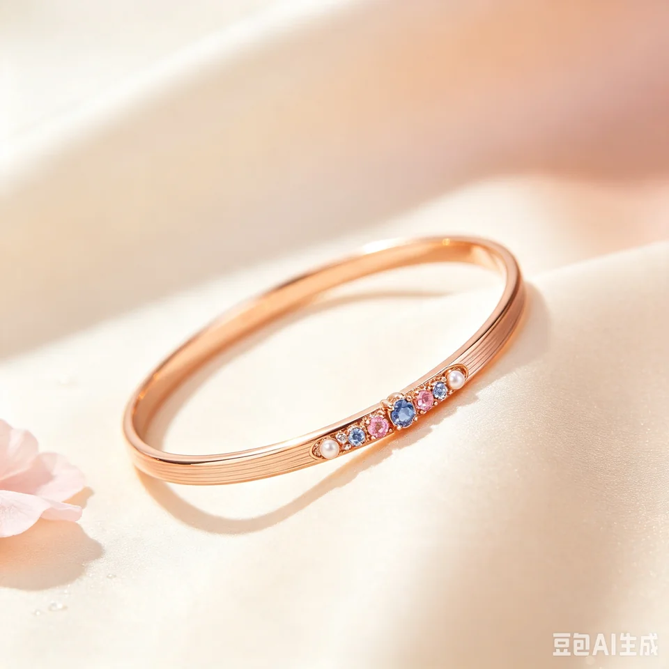 Heavy gold bracelet